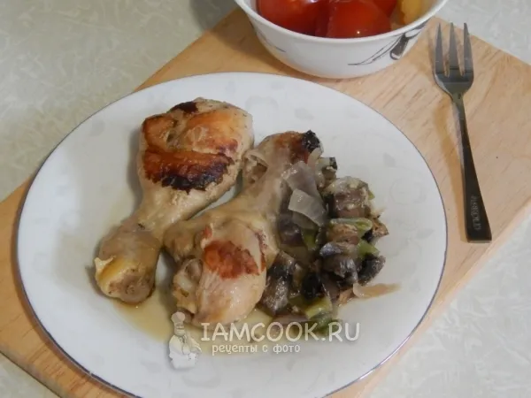 Фото блюда: Курица в йогурте с овощами