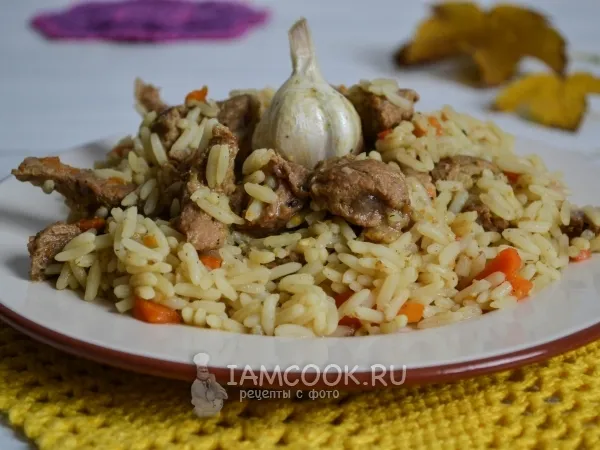 Фото блюда: Узбекский плов в мультиварке