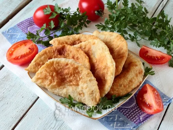 Фото блюда: Чебуреки с капустой