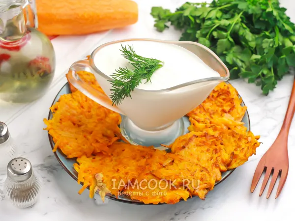 Фото блюда: Морковные драники