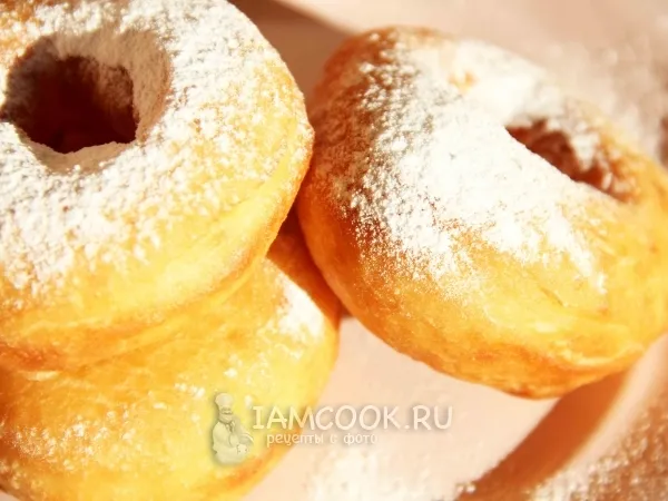 Фото блюда: Нежные пышки на сметане