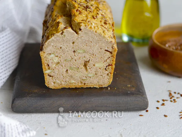 Фото блюда: Хлеб из муки зеленой гречки