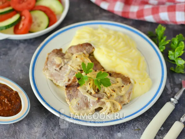 Фото блюда: Свинина с аджикой в духовке