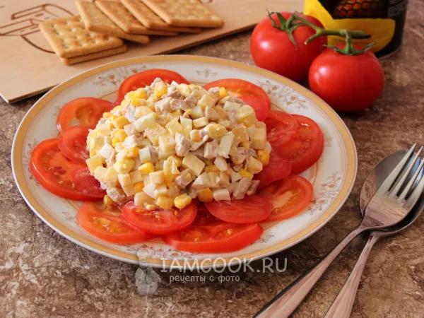 Фото блюда: Салат «Африканская роза»