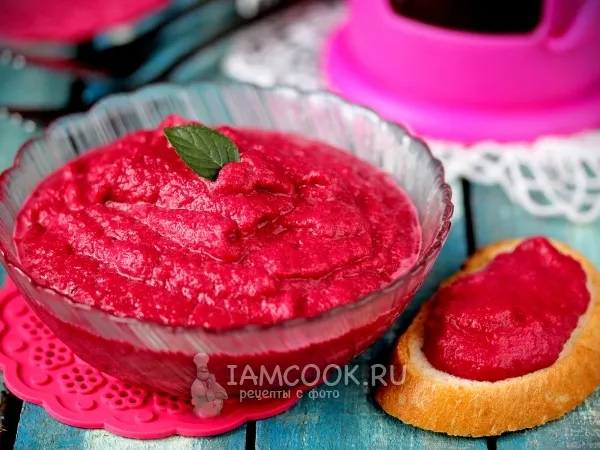 Фото блюда: Закуска из вареной свеклы