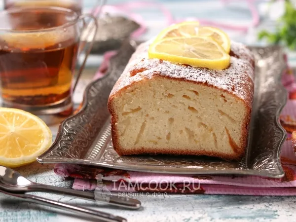 Фото блюда: Лимонный пирог «Дырчатый»