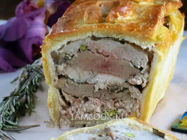 Фото блюда: Паштет в тесте