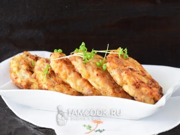 Фото блюда: Котлеты рубленые из куриной грудки с майонезом