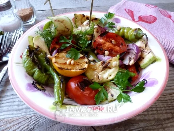 Фото блюда: Кабачки на сковороде-гриль