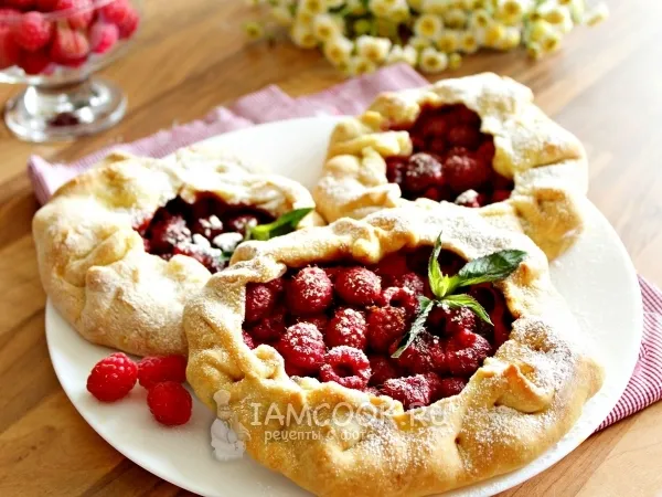 Фото блюда: Мини галеты с малиной