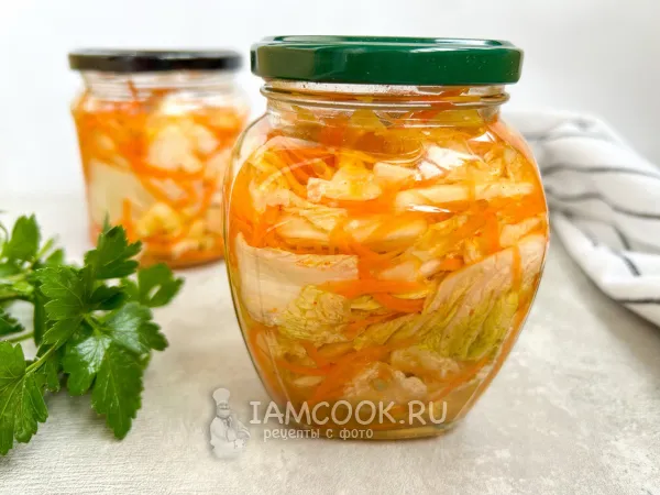 Фото блюда: Пекинская капуста по-корейски на зиму