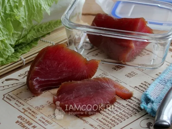 Фото блюда: Тунец маринованный