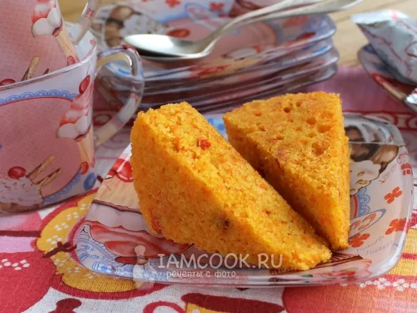 Фото блюда: Морковная запеканка в мультиварке