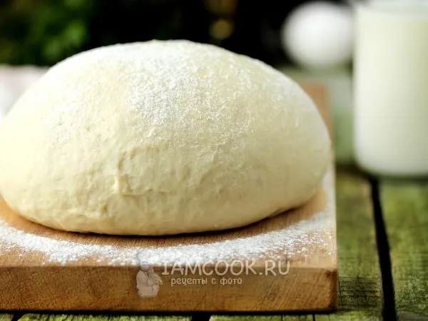 Фото блюда: Тесто для пиццы на молоке