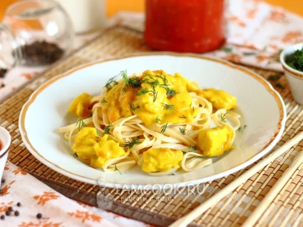 Фото блюда: Гуляш из курицы в мультиварке