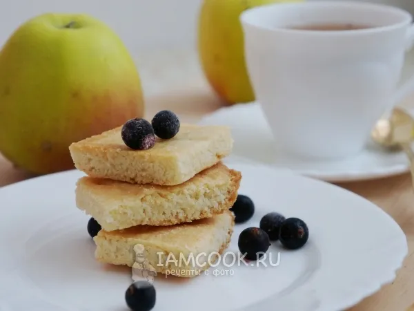 Фото блюда: Рассыпчатое манное печенье без яиц