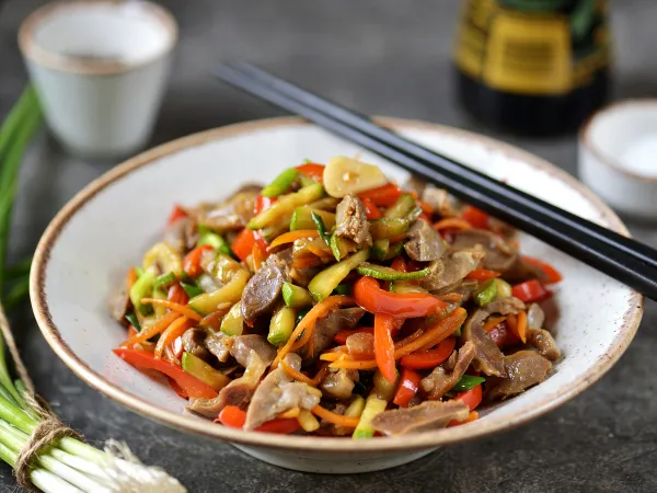 Фото блюда: Куриные желудки по-китайски