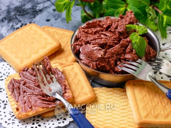 Фото блюда: Шоколадное масло