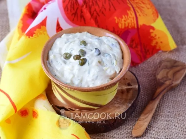 Фото блюда: Соус с солеными огурцами