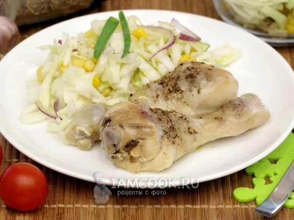 Фото блюда: Курица на пару в мультиварке