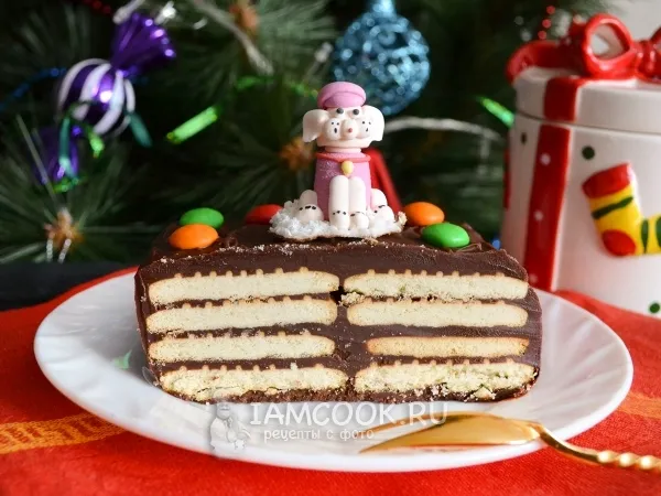 Фото блюда: Торт «Холодная собака»