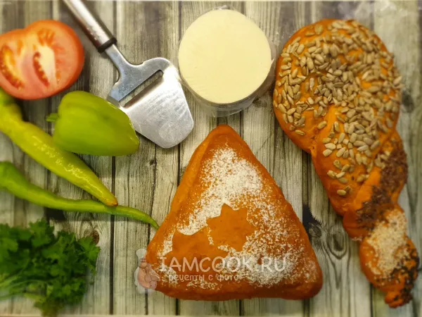 Фото блюда: Томатный хлеб на топлёном молоке