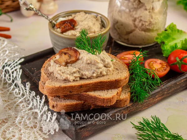 Фото блюда: Паштет из курицы с грибами