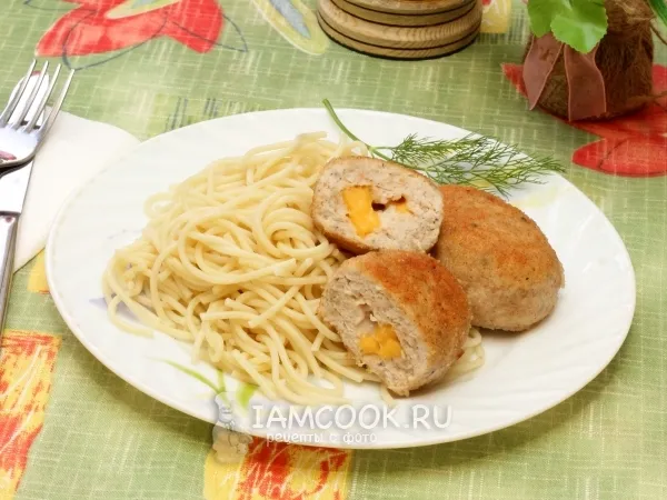 Фото блюда: Куриные котлеты с сыром