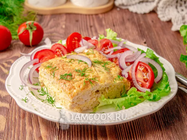 Фото блюда: Диетическое суфле из индейки в духовке