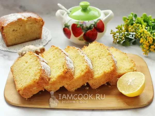 Фото блюда: Лимонно-имбирный кекс