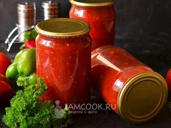 Фото блюда: Лечо без уксуса и масла