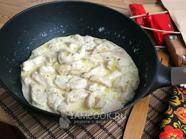 Фото блюда: Курица в сливках