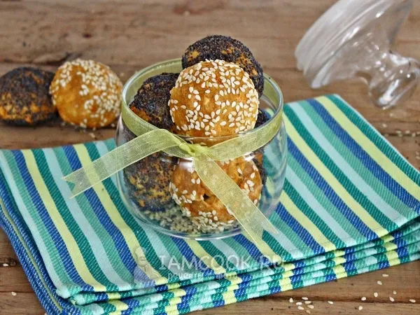 Фото блюда: Сырное печенье с маслинами