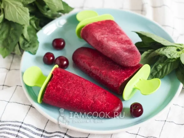 Фото блюда: Мороженое из вишни