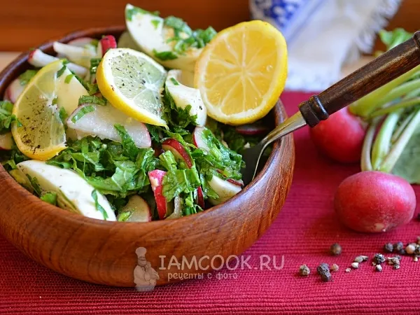 Фото блюда: Салат с ботвой редиса