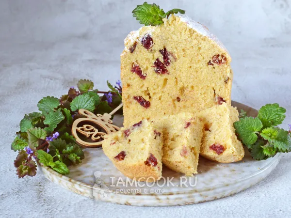 Фото блюда: Диетический кулич на Пасху (ПП)