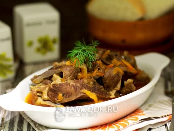 Фото блюда: Сердце в мультиварке