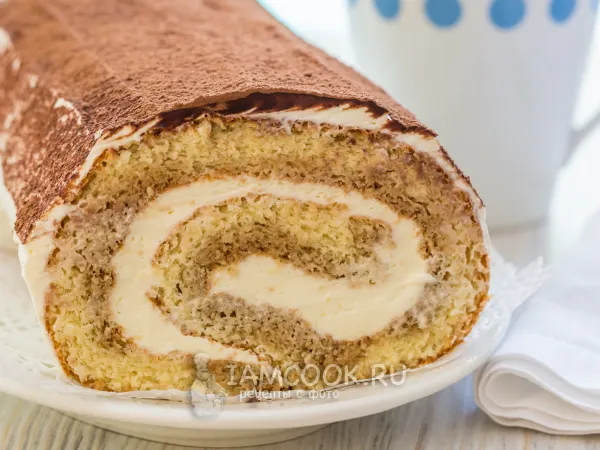 Фото блюда: Рулет «Тирамису»