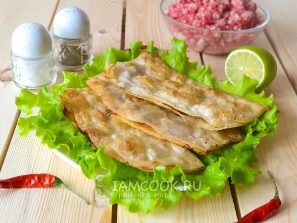 Фото блюда: Ленивые чебуреки из лаваша