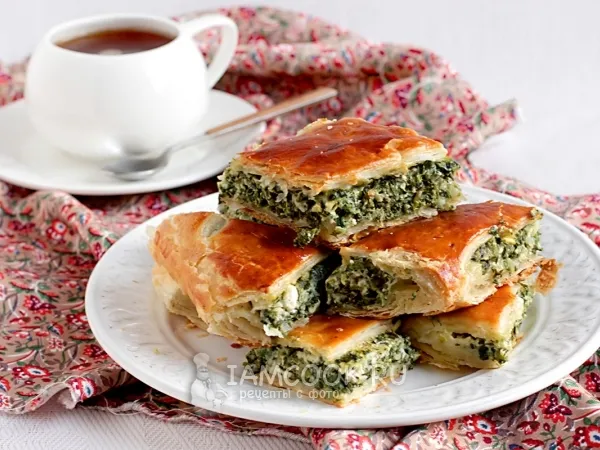 Фото блюда: Итальянский пирог со шпинатом