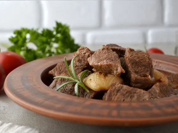 Фото блюда: Стифадо из говядины по-гречески