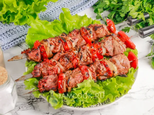 Фото блюда: Шашлык из козлятины