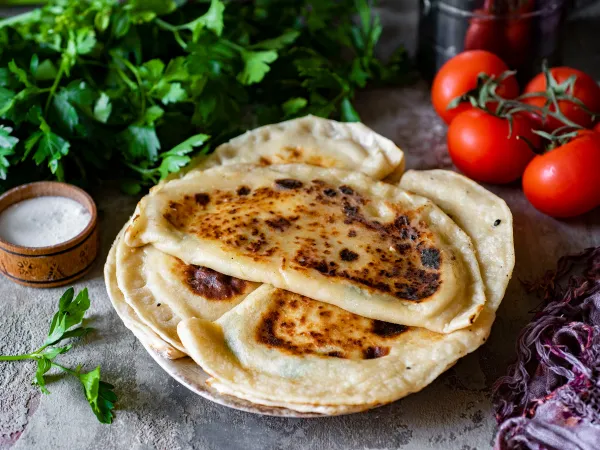 Фото блюда: Чуду с сыром и зеленью