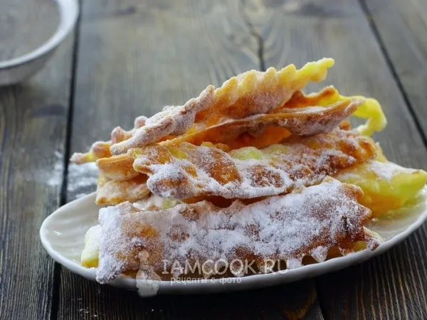 Фото блюда: Постный хворост