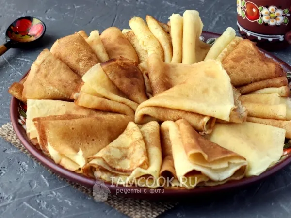 Фото блюда: Блины на взбитых белках