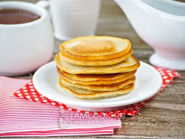 Фото блюда: Оладьи на кокосовом молоке