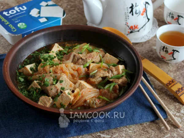 Фото блюда: Кимчи Тиге (корейский суп)