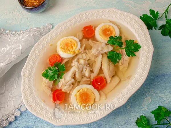 Фото блюда: Заливное из хека