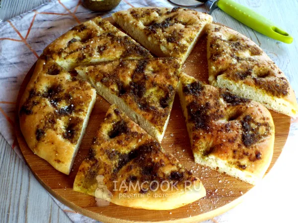 Фото блюда: Фокачча с песто