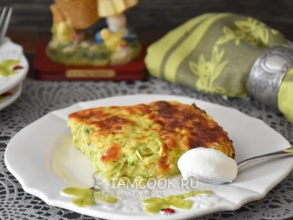 Фото блюда: Запеканка с цукини и моцареллой